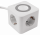 Tischsteckdose, 3 x Steckdose, 2 x USB-A, 1 x USB-C, QI aufladen