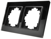 Glas-Rahmen McPower Flair, 2-fach, schwarz