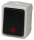 Feuchtraum Orientierungs-Schalter McPower Taff, 250V~/10A, IP44, AP, grau