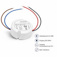 Elektronischer LED Transformator / 0.5 -> 15Watt /...