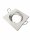 Quadratischer Einbaurahmen 80x80mm Aluminium – Weiß