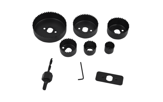 LOCHSÄGEN-SET 9-TEILIG, 25-89MM, INKL. TRANSPORTKOFFER