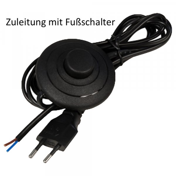 230V Zuleitung mit Trittschalter